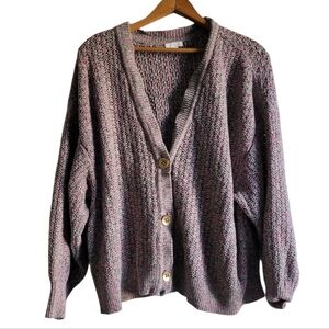 J.JILL Multicolor Chunky Cardigan 2X
